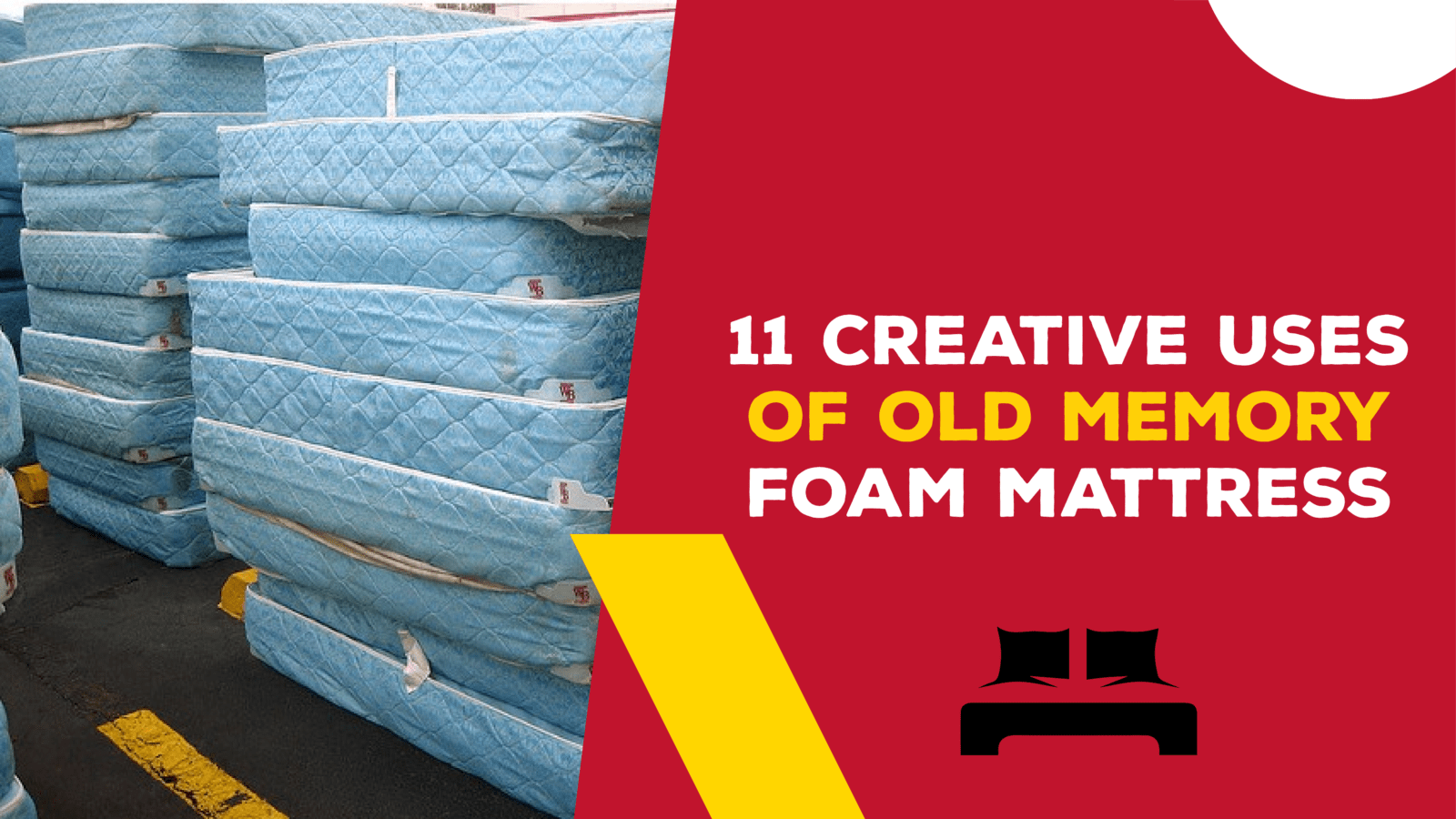 uses for old memory foam mattress topper