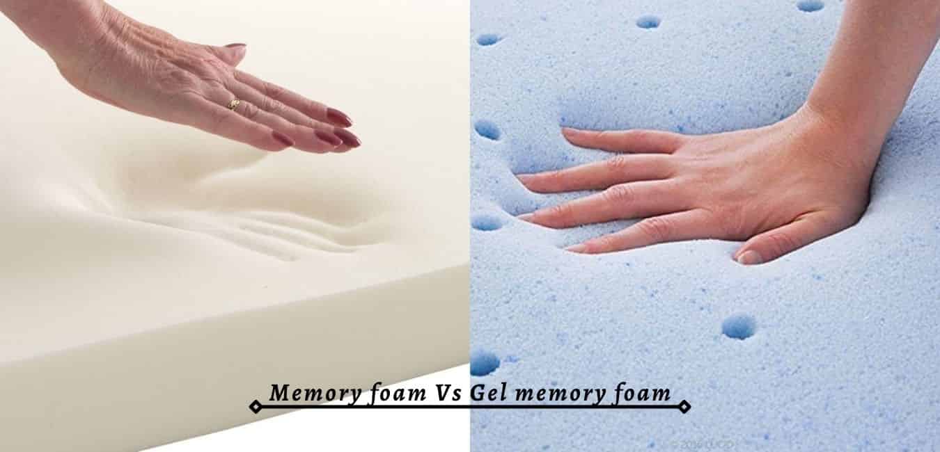 What is the difference between Memory foam and Gel memory foam