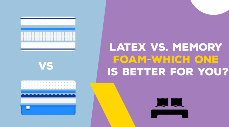 Latex vs. Memory Foam – Which One is Better for You