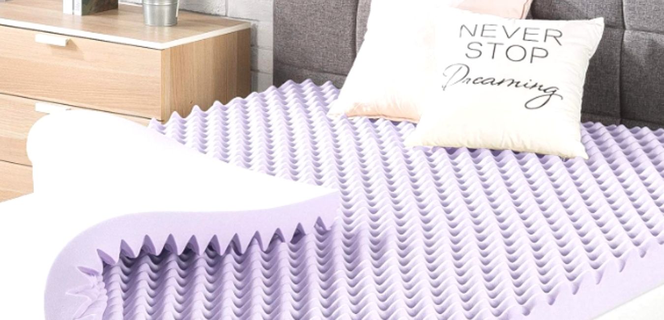 Best Price Mattress 3 Inch Egg Crate Memory Foam Mattress Topper with Soothing Lavender Infusion