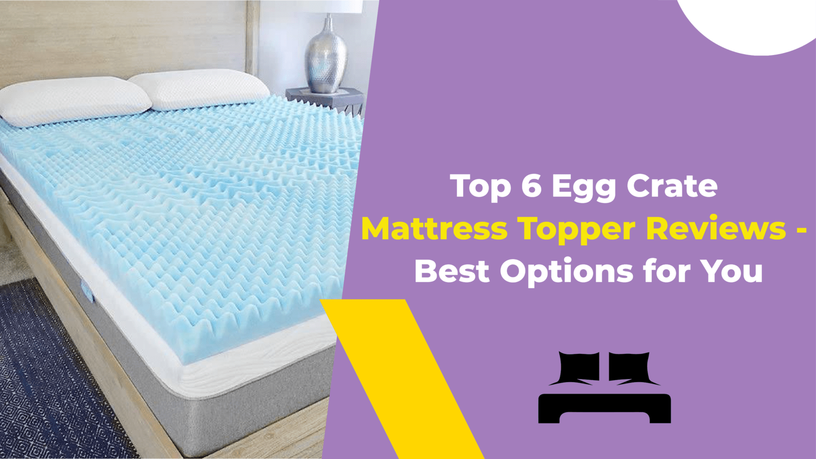 5 inch egg crate mattress topper