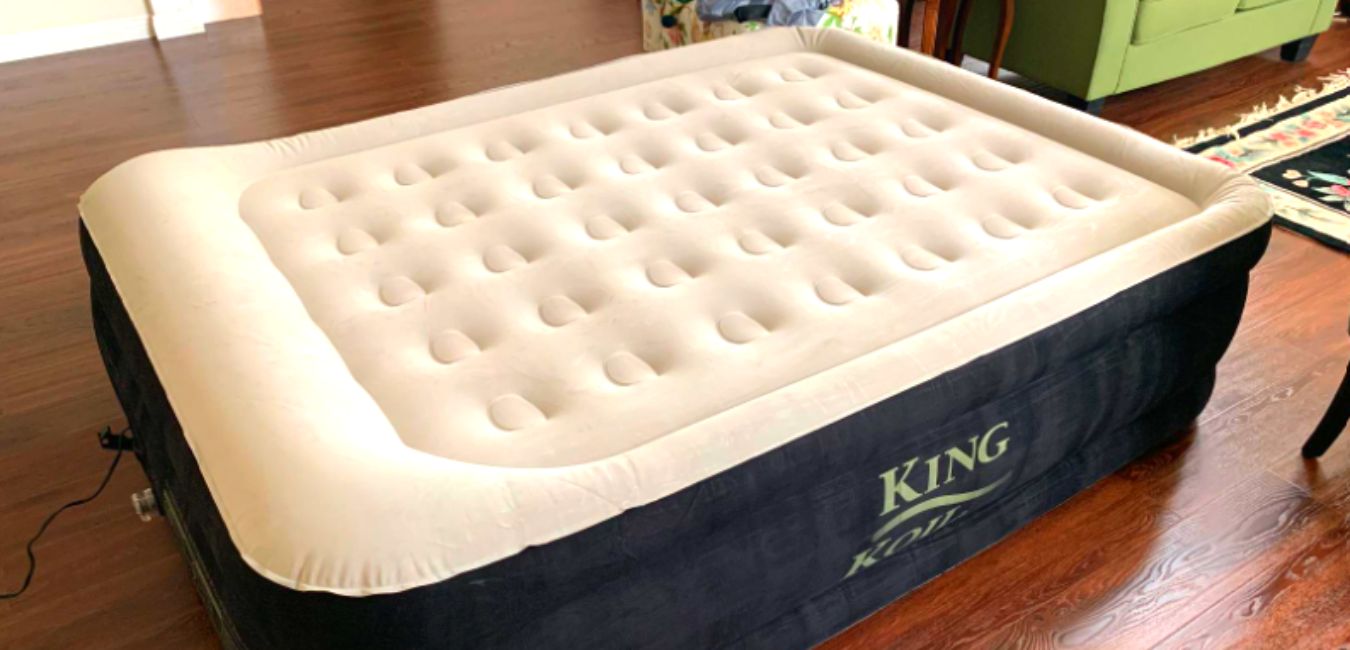 King Koil California King Luxury Raised Air Mattress - Comfortable Option