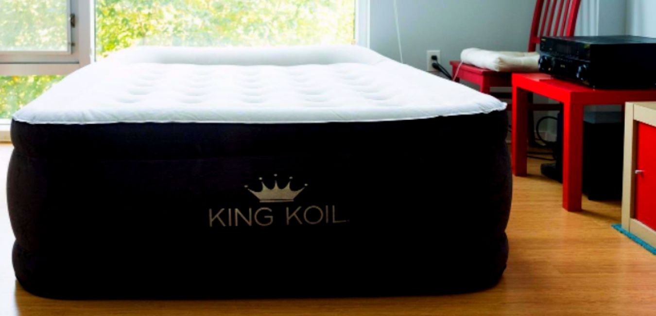 King Koil Luxury Air Mattress Queen - Durable & Waterproof