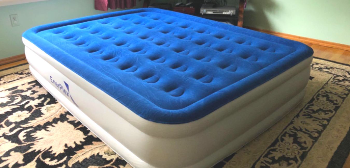EnerPlex Air Mattress with Built-in Pump – Best for Double Height Inflatable Mattress 