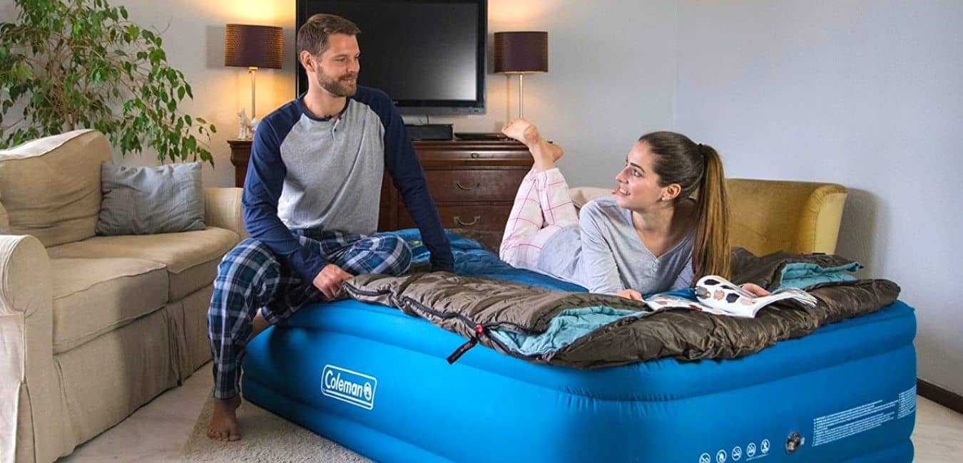 How much can a queen-size air mattress hold