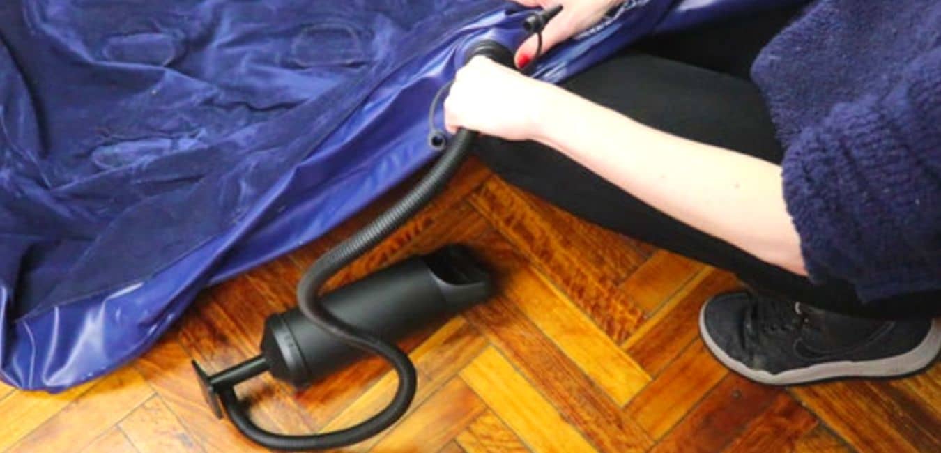 Inflating an Air Bed With a Vacuum Cleaner