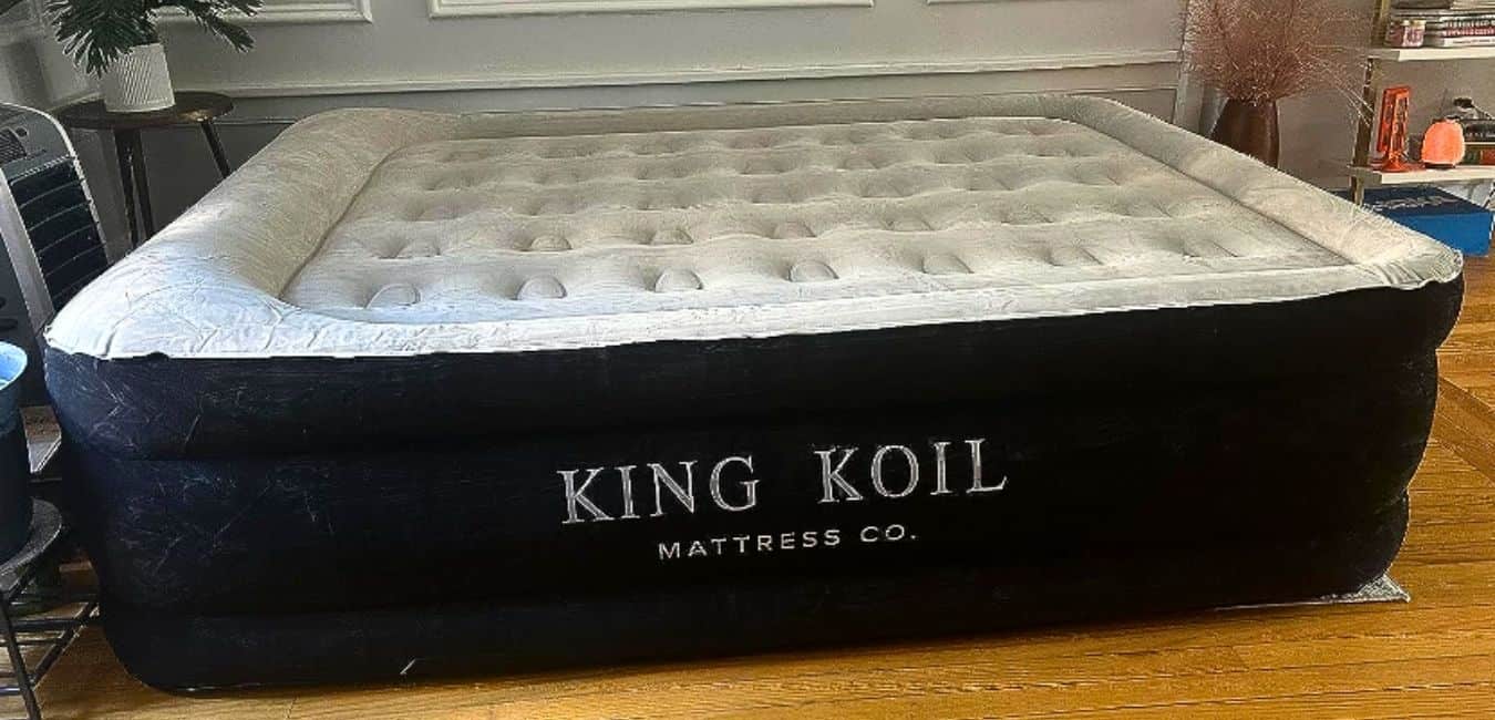 King Koil Air Mattress with Built-in Pump
